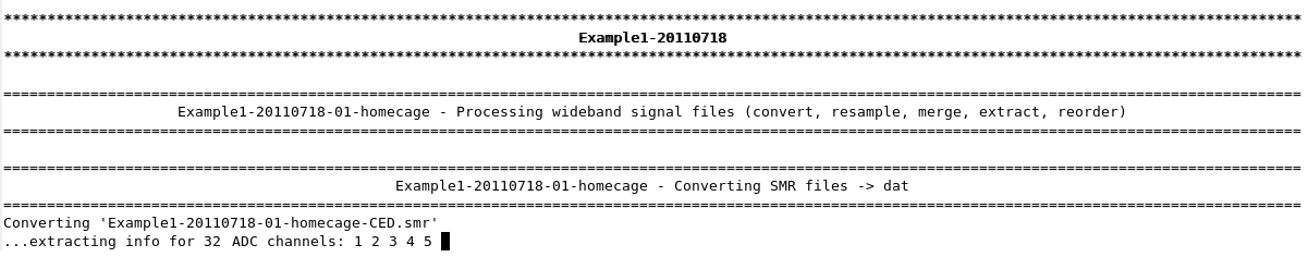 Processing the Data