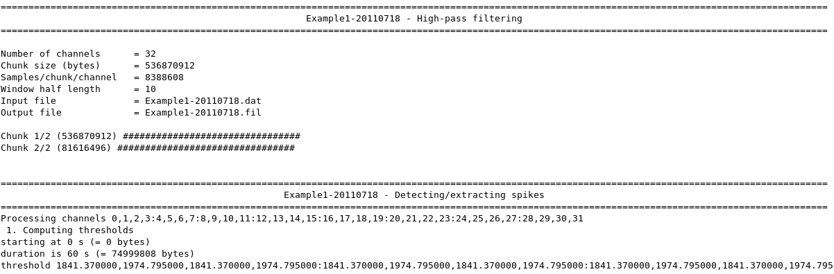 Processing the Data