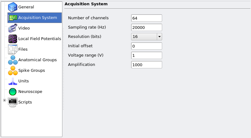 Template Parameter File