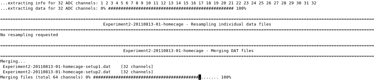 Processing the Data