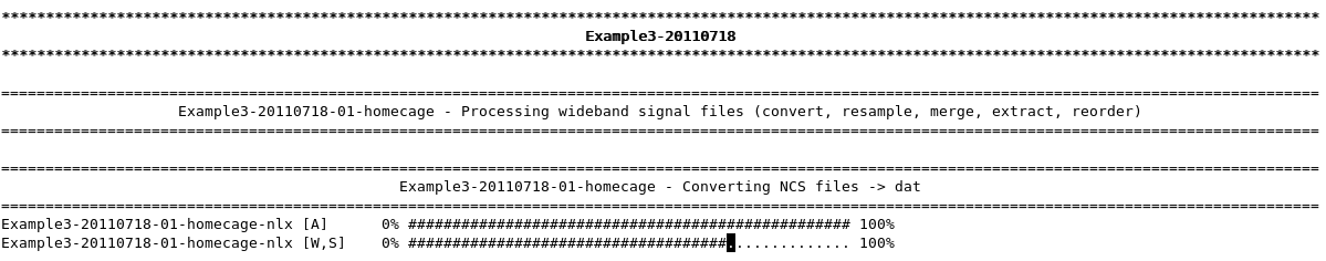 Processing the Data